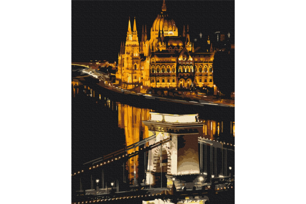 Mal efter tal - Night Budapest - byer