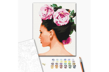 Mal efter tal - Flowers in hair
