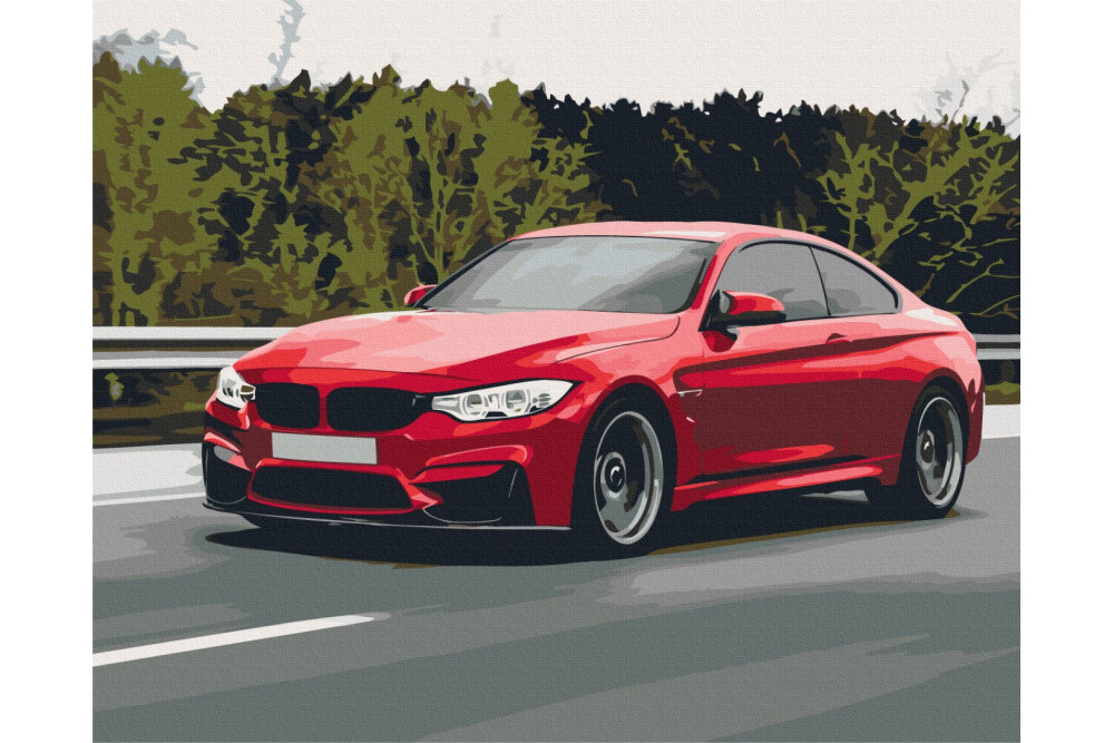 Mal efter tal - Sports car - diverse