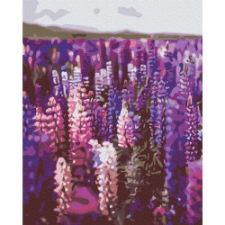 Mal efter tal - Lavender - blomster