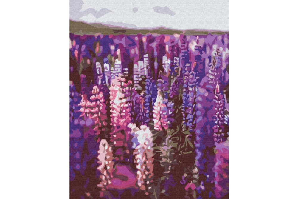 Mal efter tal - Lavender - blomster