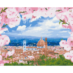 Mal efter tal - Florence in bloom - landskaber