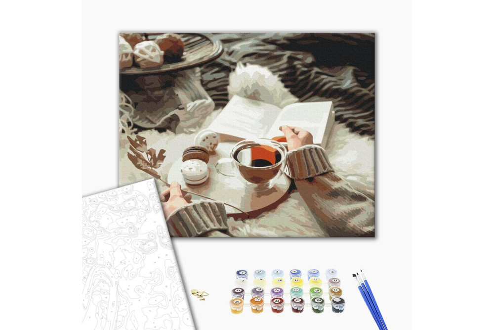 Mal efter tal - Cozy tea party