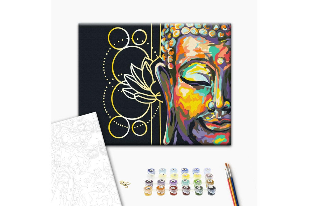 Mal efter tal - Buddha symbolism