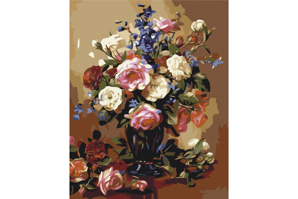 Mal efter tal - Exquisite bouquet - blomster