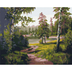 Mal efter tal - Birch valley - landskaber