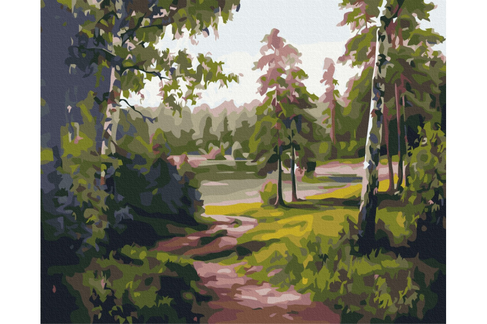 Mal efter tal - Birch valley - landskaber