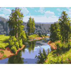 Mal efter tal - The path from the source - landskaber