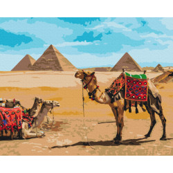 Mal efter tal - Egyptian flavor - landskaber