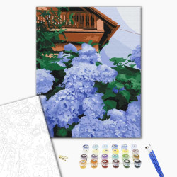Mal efter tal - Hydrangea at home