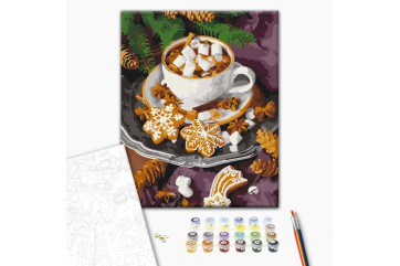 Mal efter tal - Spicy cocoa with snow
