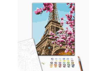 Mal efter tal - Sakura in Paris
