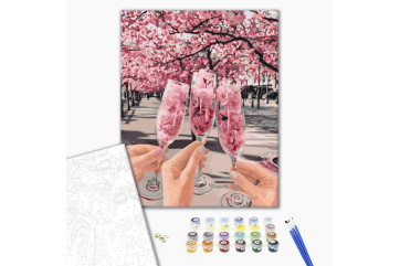 Mal efter tal - Spring in a glass © Oksana Vorobiy