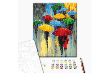 Mal efter tal - Rain palette