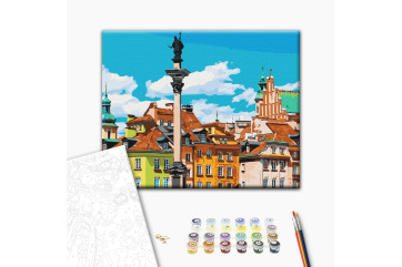 Mal efter tal - Castle square. Warsaw