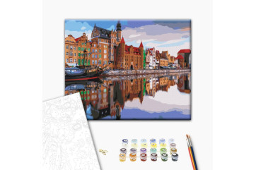 Mal efter tal - Embankment of Gdansk