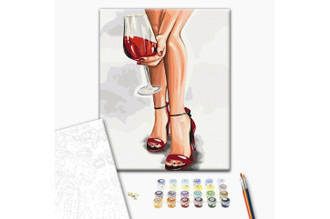 Mal efter tal - Graceful glass ©Alla Berezovska