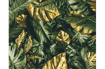 Mal efter tal - Palm leaves