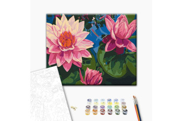 Mal efter tal - Water lily