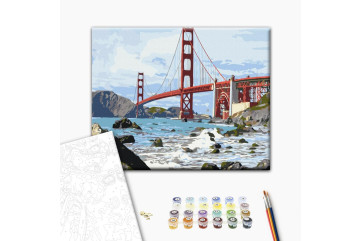 Mal efter tal - San Francisco bridge
