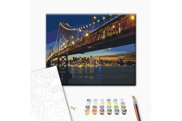 Mal efter tal - San Francisco at night