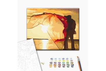 Mal efter tal - Two at sunset