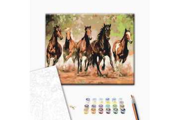 Mal efter tal - Herd of horses