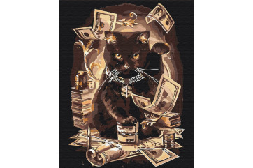 Mal efter tal - Money cat - dyr