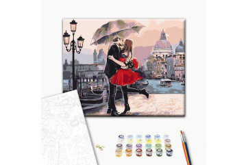Mal efter tal - Couple in Venice