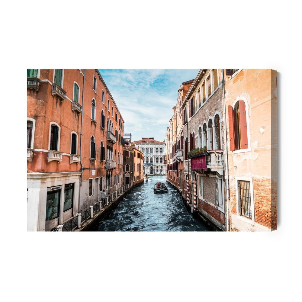 Lærred - Canal grande i venedig