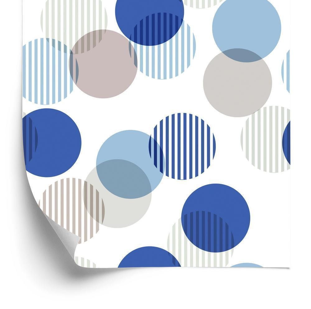 Tapet - Moderne abstrakte polka prikker
