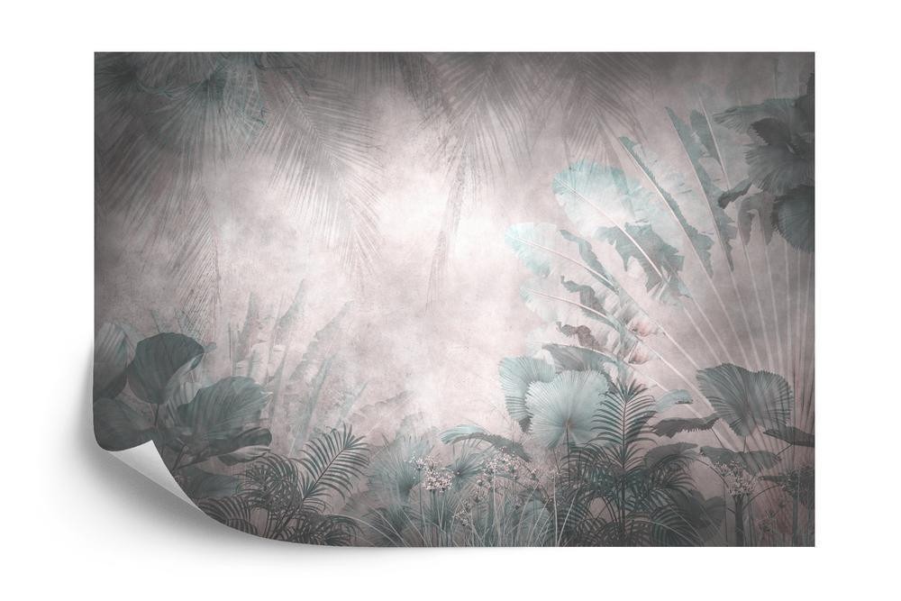 Fototapet tropical trees and leaves for digital printing wallpaper