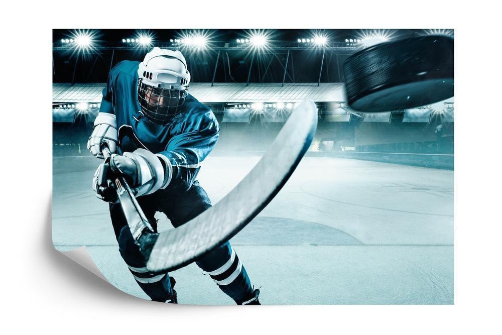 Fototapet - Hockeyspiller i aktion
